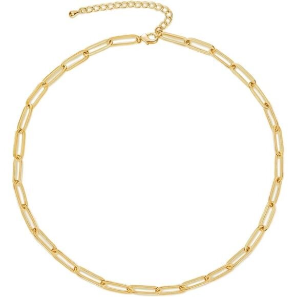 14k Gold Plated/Silver Plated Dainty Necklace for Women, Trendy - Picture 1 of 7